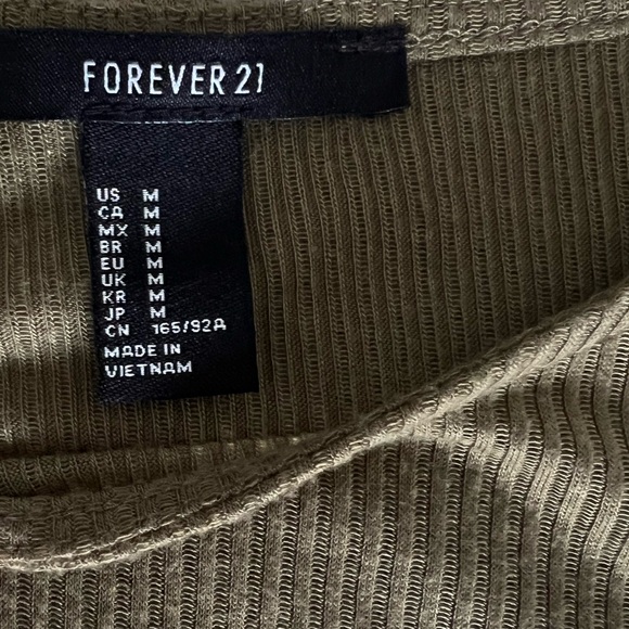 Women’s Olive Green Bodysuit - Picture 5 of 5